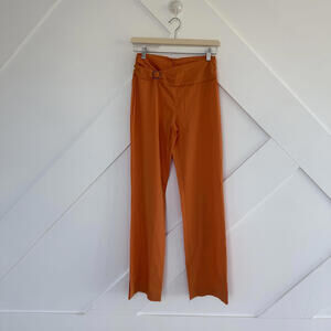 Vintage Versus Versace Women's Orange Dress Pants Size 28 / 42 or US 6